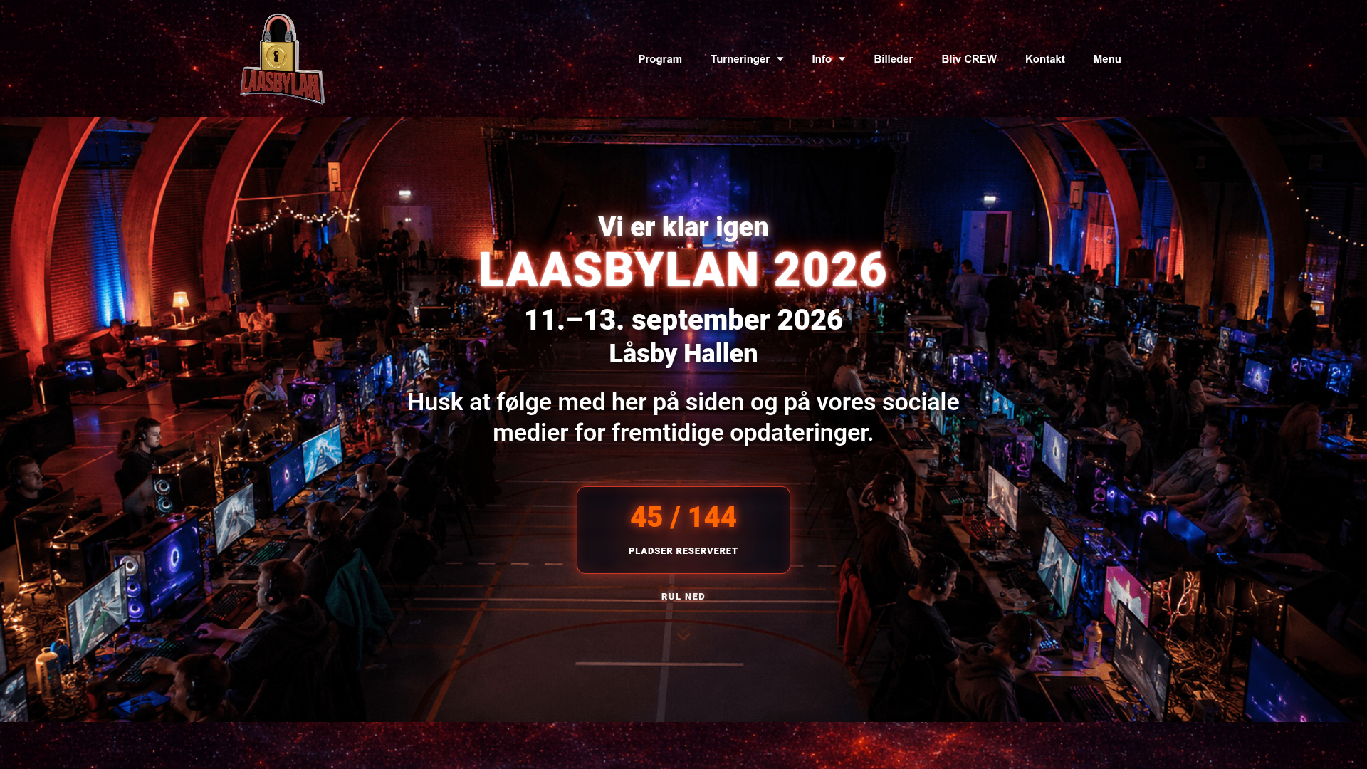 LaasbyLAN LAN-event hjemmeside